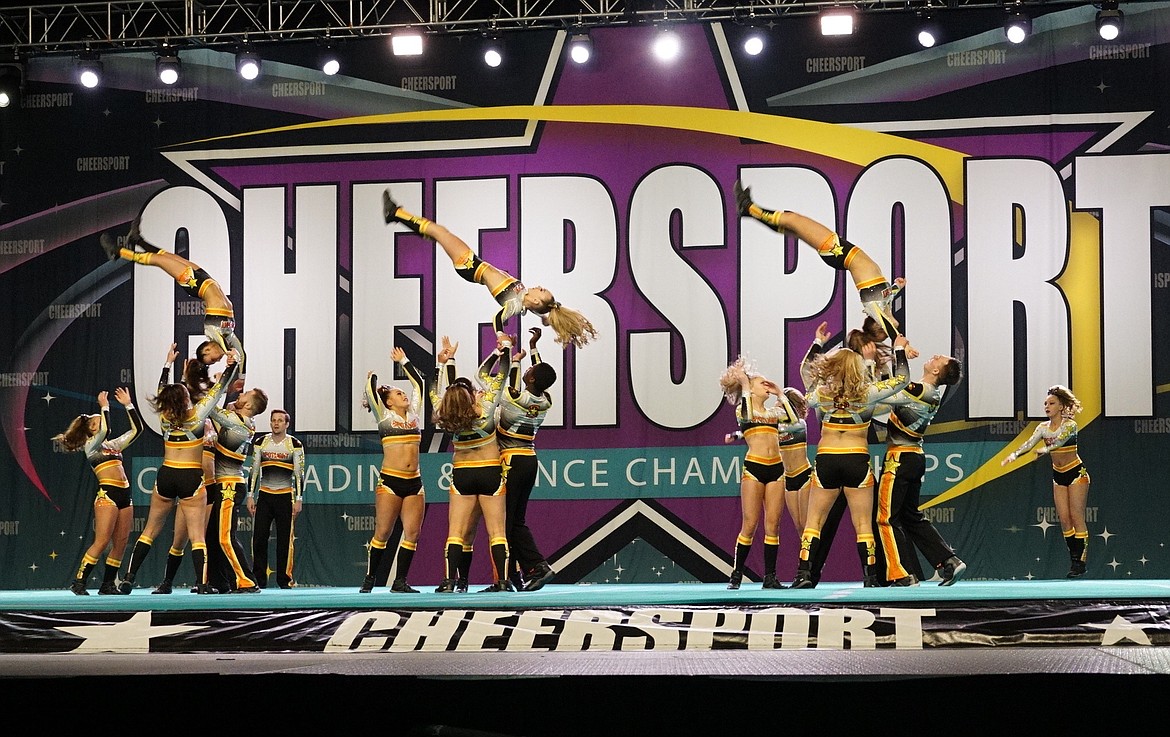Sirius, a competitive cheer team from North Idaho, just came in first place in the level four senior open category at Cheersport, a huge competition that's like the Super Bowl for cheerleaders.