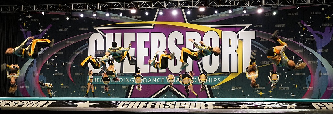 About 20 Spotlight Studios North Star athletes are reveling in their victory after coming in first in their category at the Cheersport National Cheerleading Championship in Atlanta.