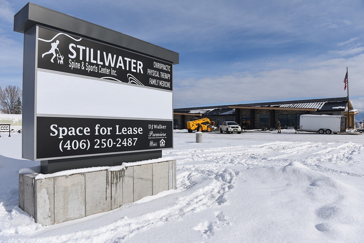 Construction continues at Stillwater Spine and Sports Center on Thursday, Feb. 18. (Casey Kreider/Daily Inter Lake)