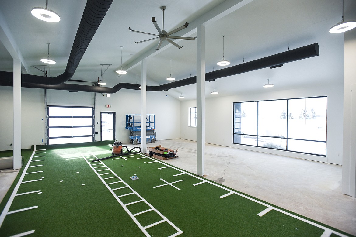 Construction continues at Stillwater Spine and Sports Center on Thursday, Feb. 18. (Casey Kreider/Daily Inter Lake)