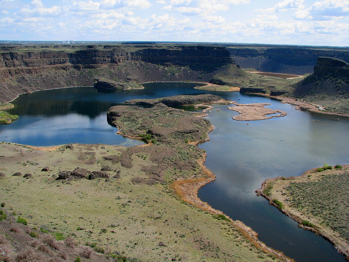 Popular with fly fishers, Dry Falls Lake is one of the most scenic of our high desert lakes. It opens on March 1.