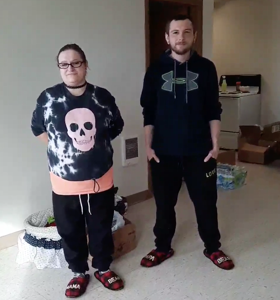 Sara Byrd (Left) and Michael Guertin (Right) used the Sleep Center to successfully transition out of homelessness.