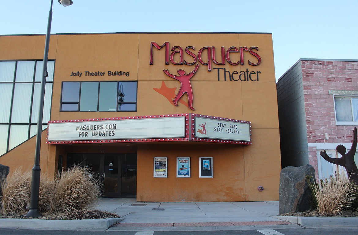 Masquers Theater on East Main Avenue in Soap Lake has remained empty of patrons since their last show in February 2020.