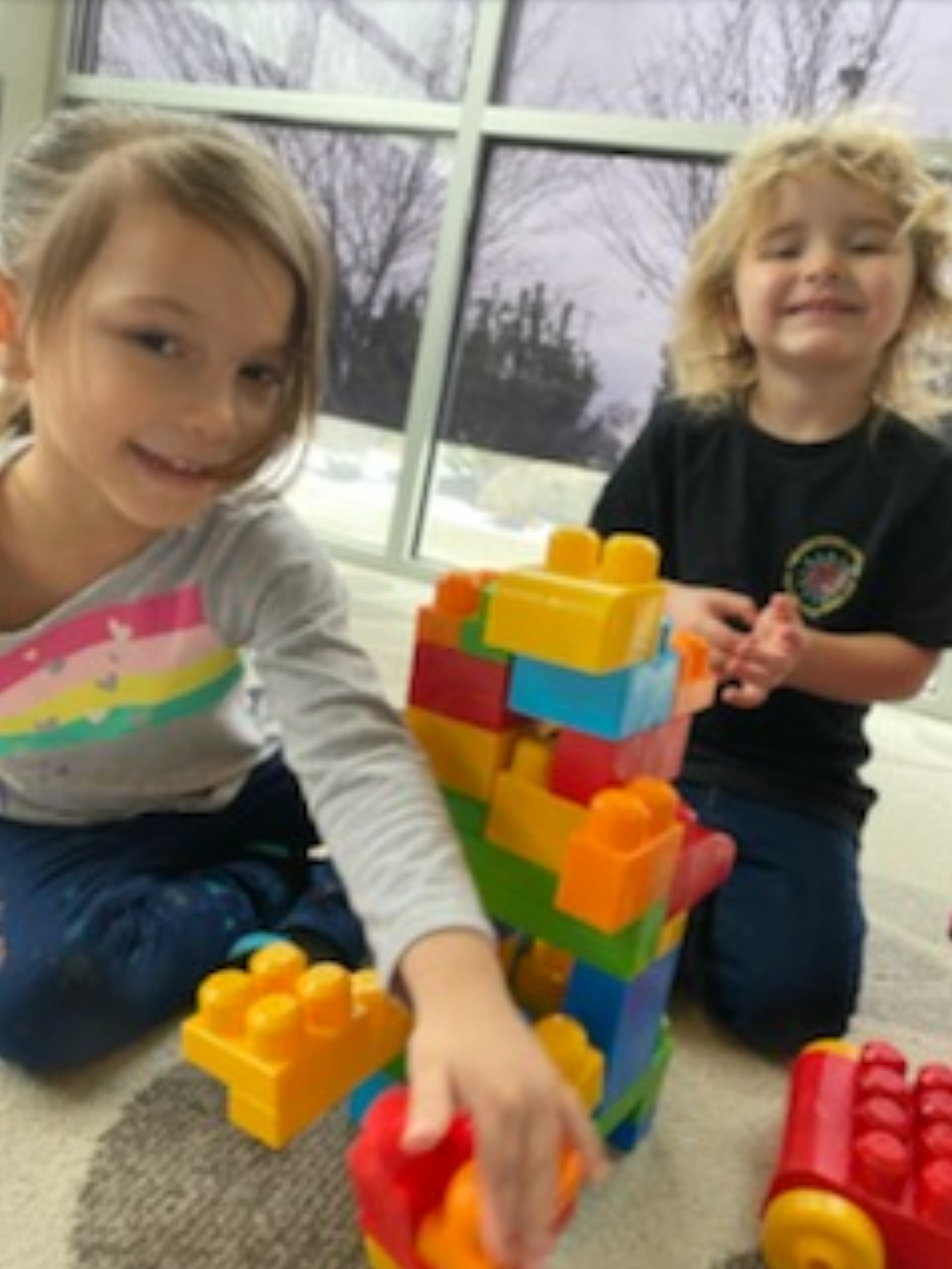 Amelia, 5, left, and Charlotte, 3, are two of the children who go to Nurturing Nest Childcare in Post Falls. Seven Nurturing Nest families were recipients of child care scholarships made possible through generous donations and United Way of North Idaho and its Early Care and Education Task Force.