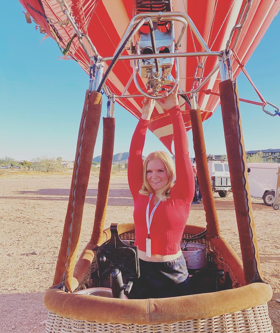 Miss USA Petite contestant and aspiring hot air balloon pilot Sky Scheller.