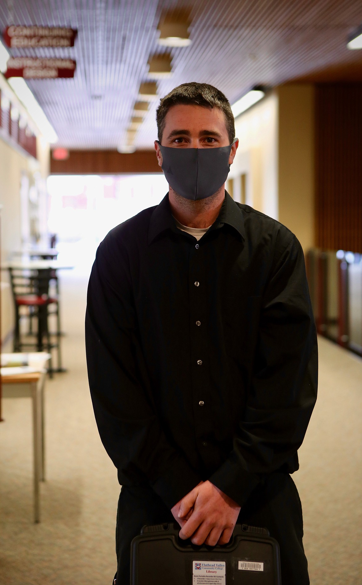 FVCC Mackenzie Nolan is pictured inside the Arts and Technology building on Thursday, Feb. 25.
Mackenzie Reiss/Daily Inter Lake