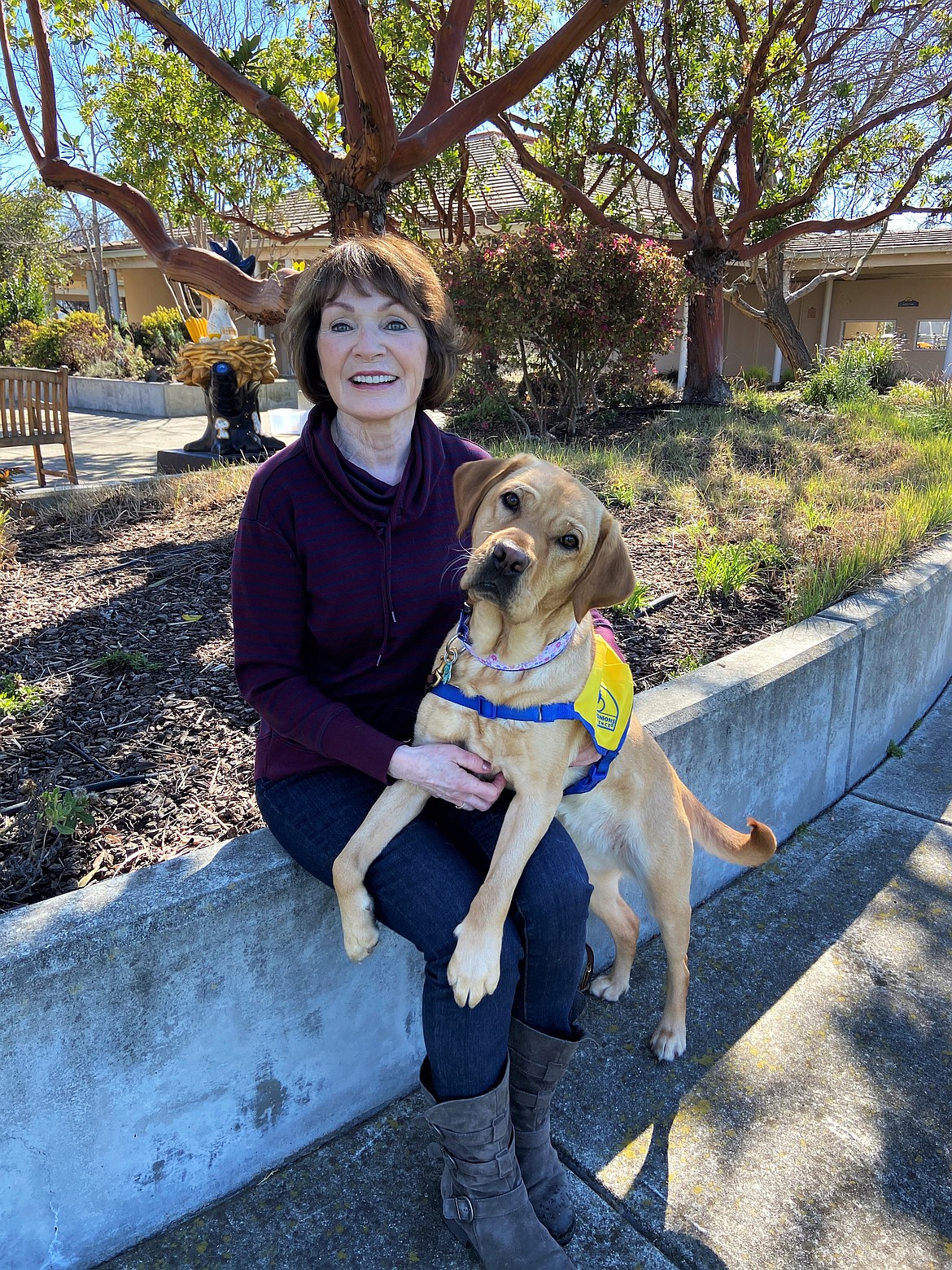 Lilly Mitsui poses for a photo with Tilley.