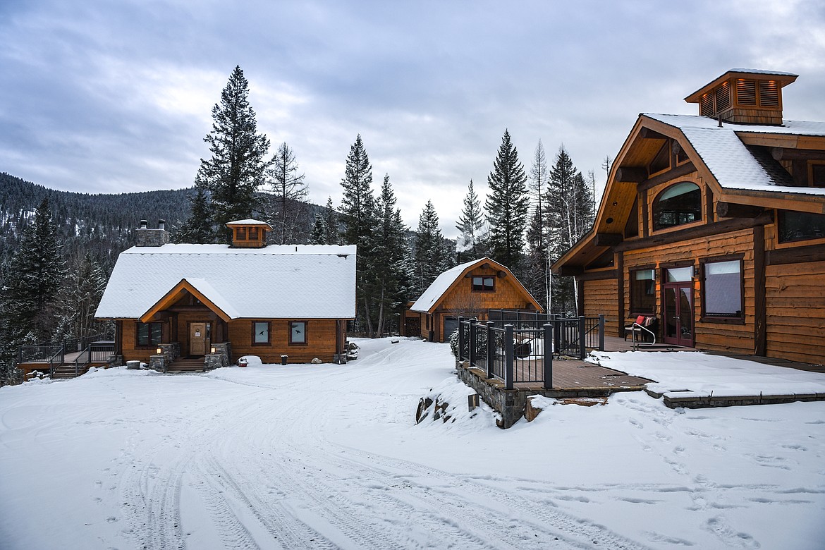 Relics Retreat is situated about five miles up Grave Creek Road in Eureka. The remoteness is part of the retreat's allure, according to property managers. (Casey Kreider/Daily Inter Lake)