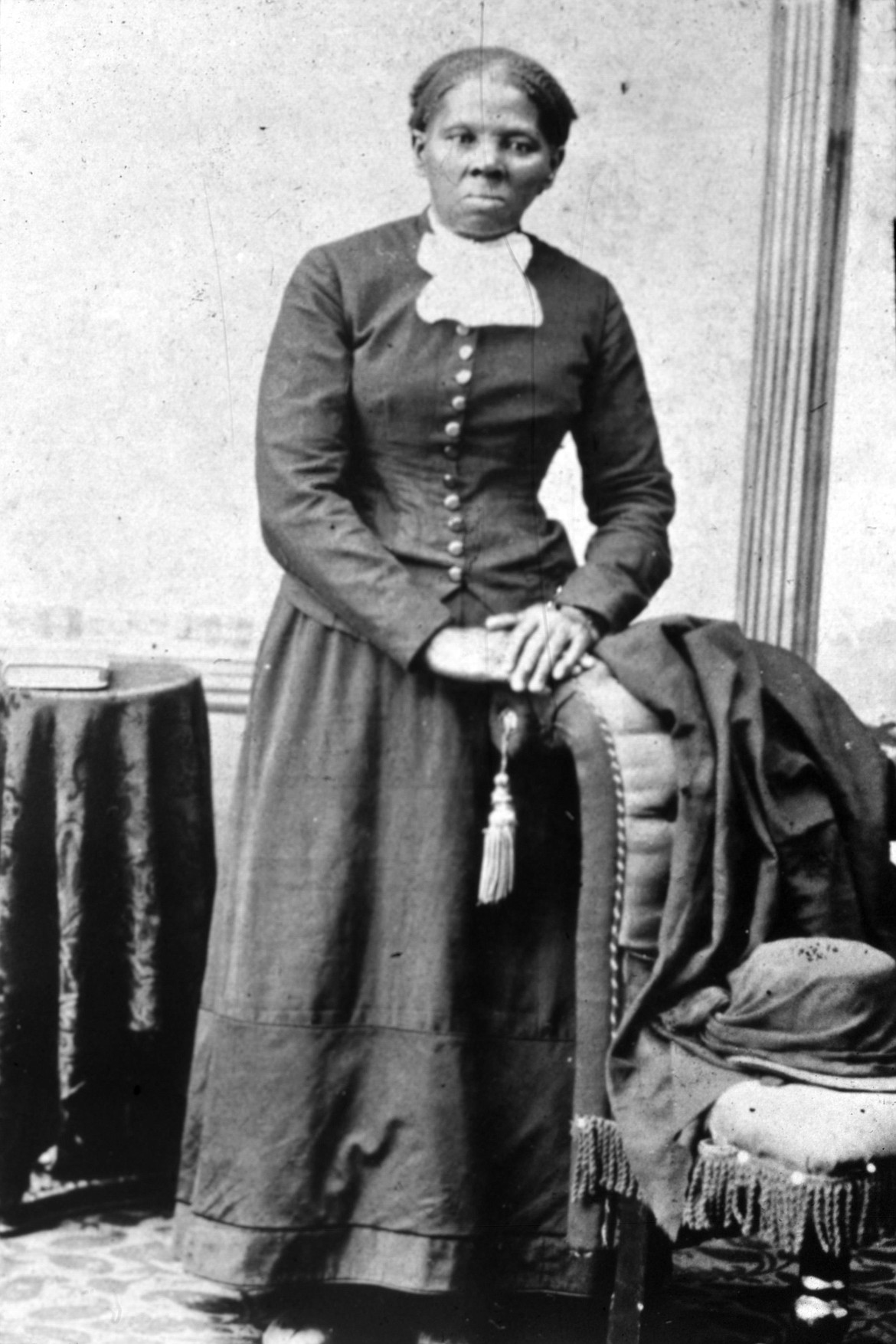 Harriet Tubman Davis (1820-1913) iconic abolitionist who personally rescued 70 slaves in Southern states and led them to freedom through secret routes to the North known as the “Underground Railway.”