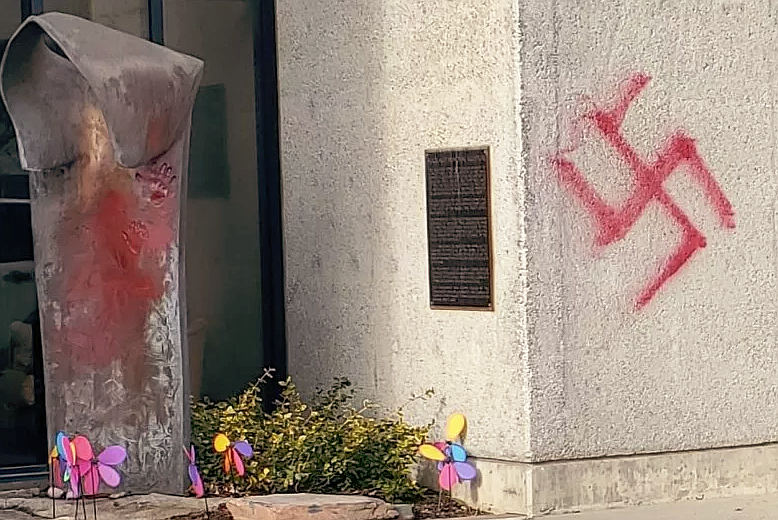 Swastikas were painted on the Temple Beth Shalom building and Holocaust memorial in Spokane in early February. The recently formed Human Rights Consortium is aimed at diversifying the workforce and welcoming people of all colors and walks of life to live and work in North Idaho. The consortium counters racism, anti-Semitism and extreme terrorist ideologies.