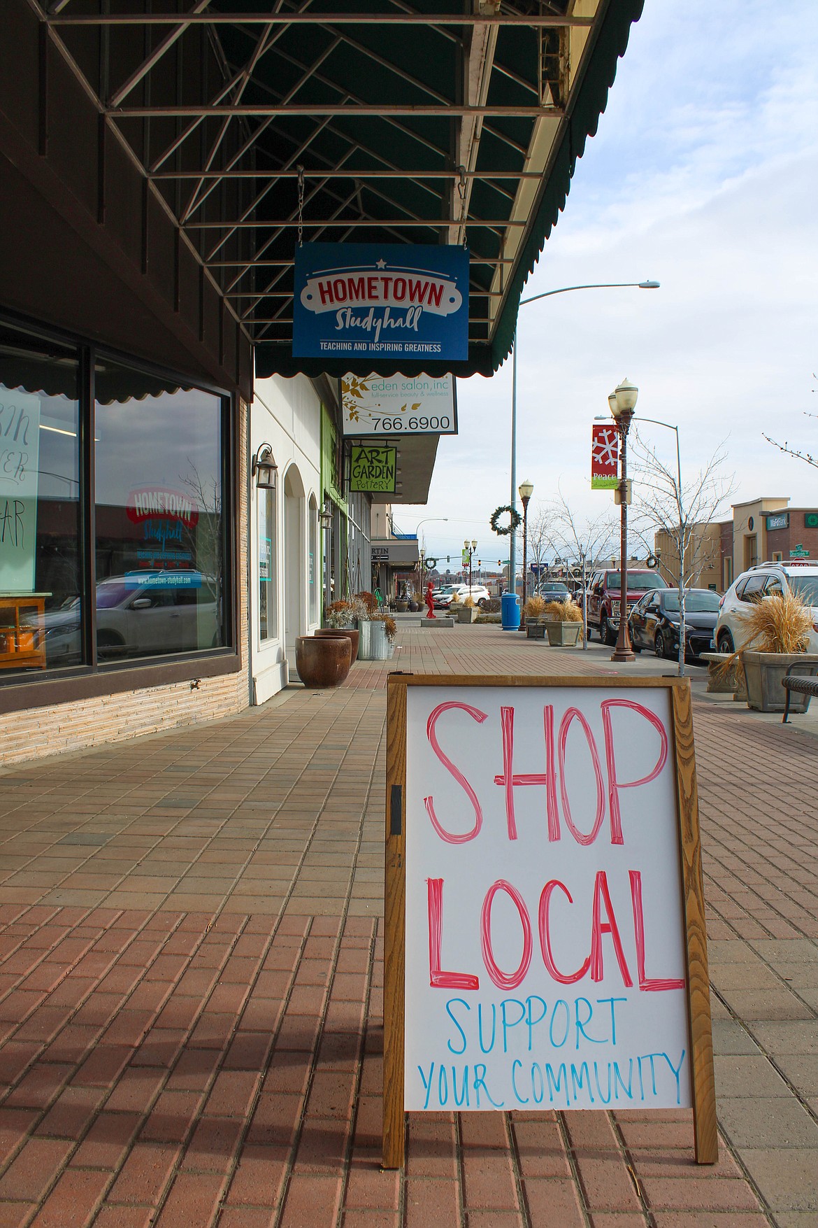 Hometown Studyhall at 108 West Third Ave. in Moses Lake held the first Cabin Fever Bazaar on Saturday.
