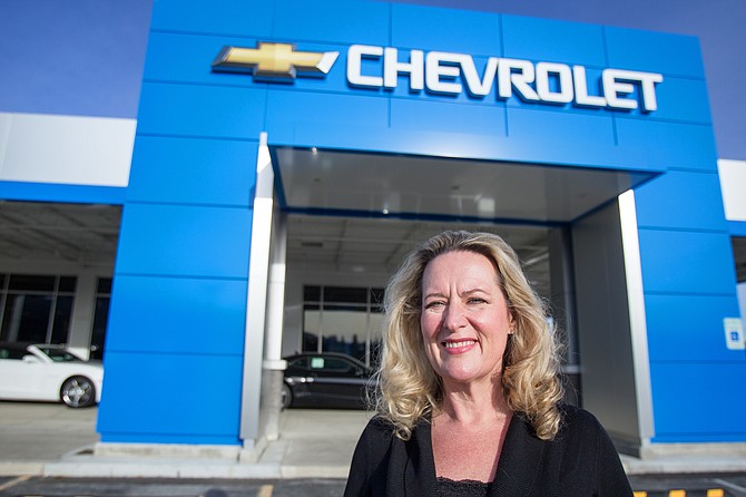 Eve Knudtsen, president of Knudtsen Chevrolet Co.