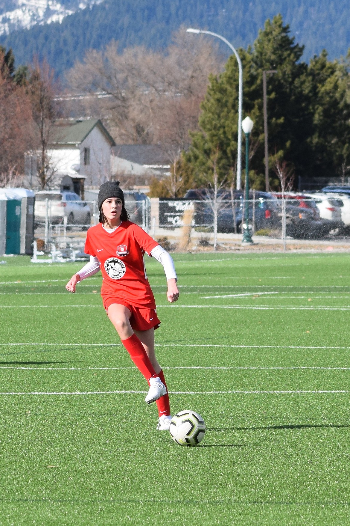 Courtesy photo
The Thorns North FC 07 Red girls soccer team defeated the 05/06 Missoula Strikers 4-0. Goals were scored by Riley Brazle (Jamie Lawrence), Lily Bole (Ava Glahe), Lawrence (Ellie McGowan, pictured) and Natalie Thompson (McGowan). Liliana Brinkmeier notched the shutout in goal.