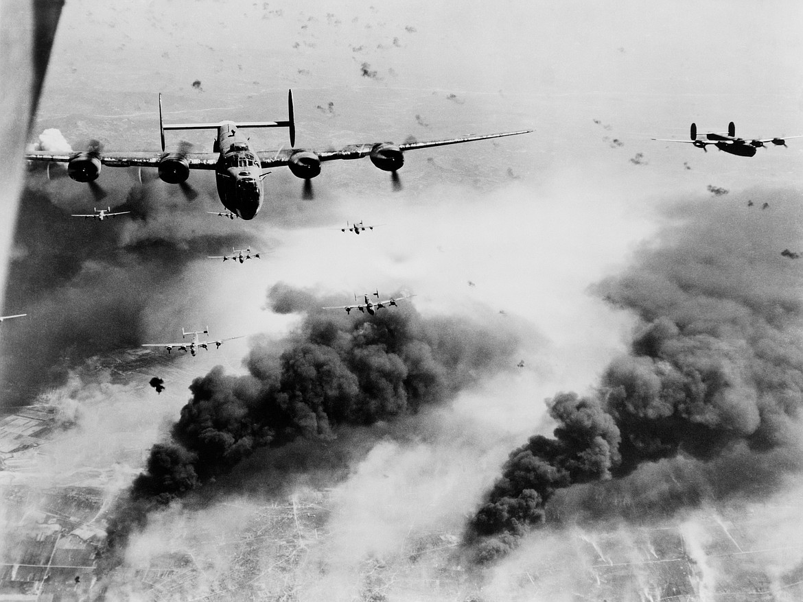U.S. 15th Air Force B-24 bombers flying from Libya and Southern Italy to bomb Nazi ally Rumania’s Ploesti oil fields lost many planes over Yugoslavia, shot down by the Germans, the surviving airmen rescued mostly by locals and Chetniks.
