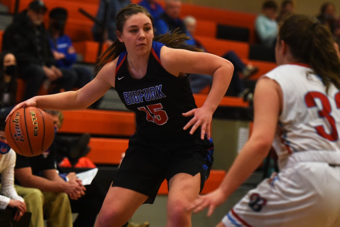 The Valkyries battled it out on the court during the Western B Divisional Basketball Tournament in Eureka last weekend.
Jeremy Weber/Bigfork Eagle