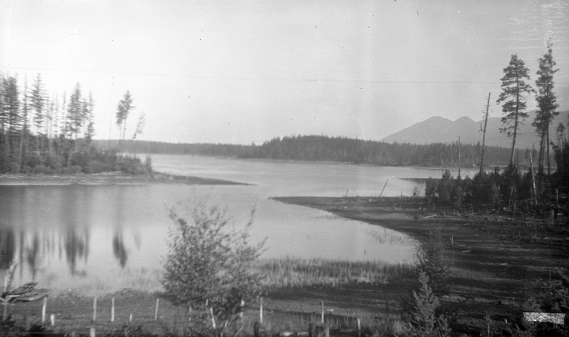 Echo Lake, long before the tourists and shoreline homes. (Vernon Weed photo)