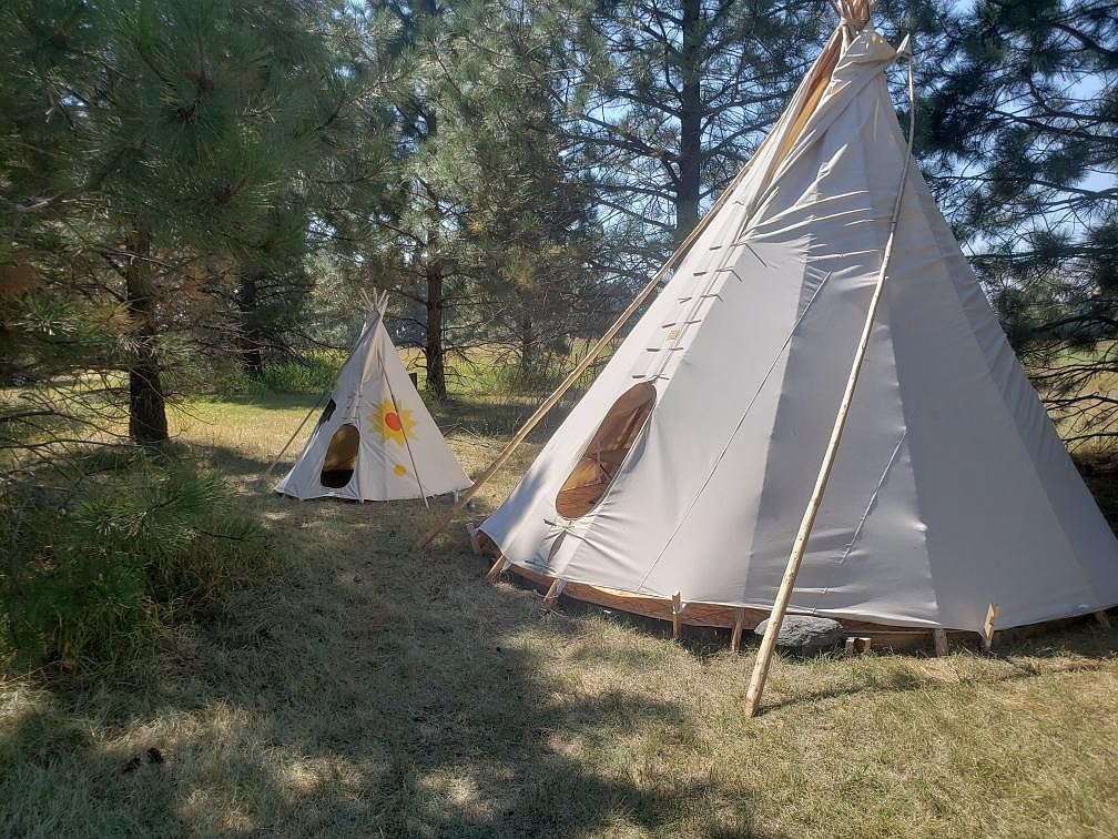 Robert Crosswhite's Airbnb property includes tepees, yurt tents and small cabins. (Courtesy photo)