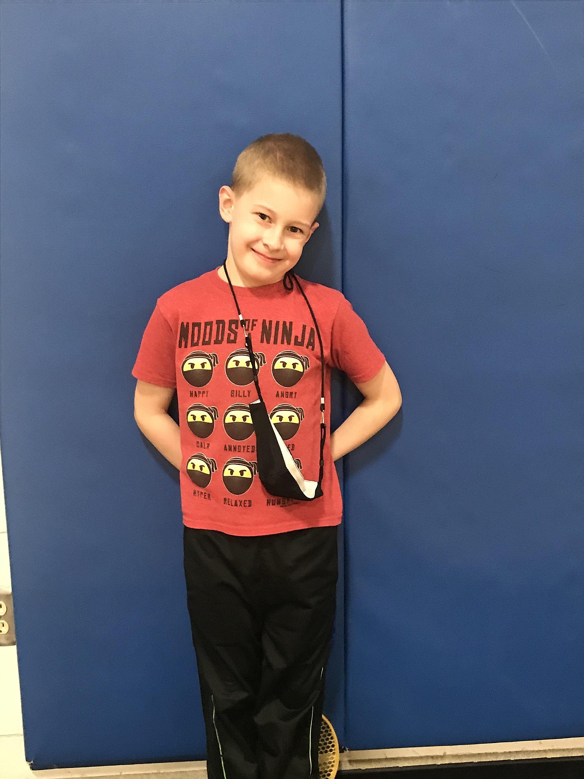 (Photo Courtesy of Valley View Elementary)
Pictured: Valley View Elementary third grader, Chad Kerttu, who raised $656.56 in honor of his little sister.