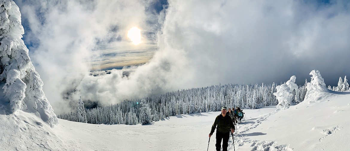 Rebecca Sanchez captured this photo of an ascent of Star Peak.