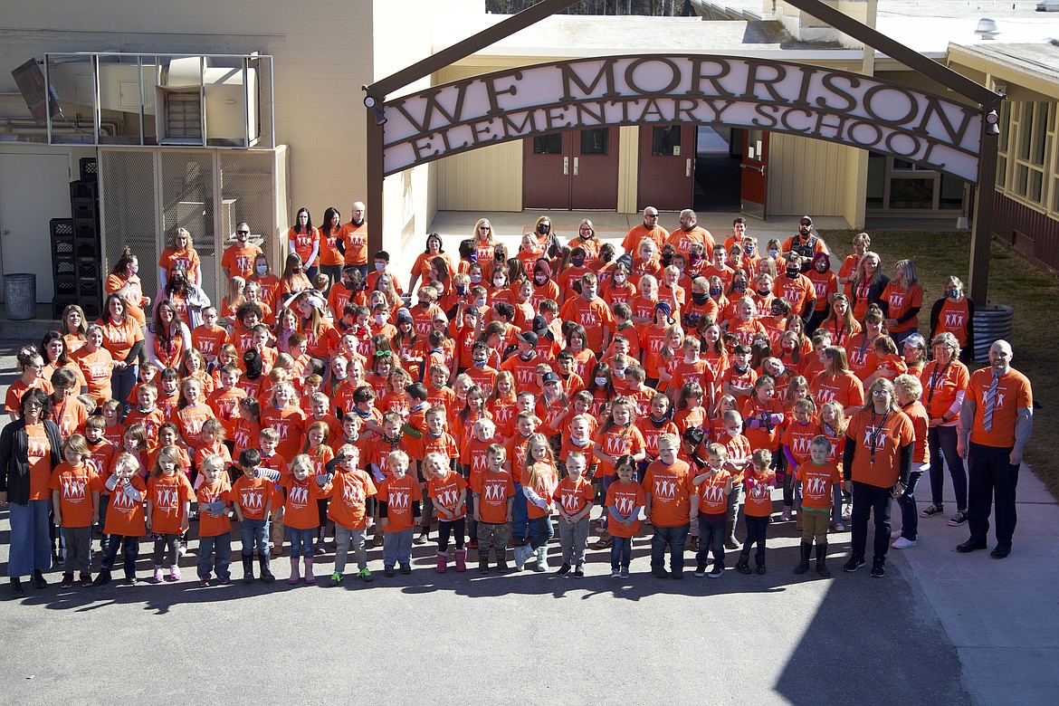 Troy Elementary School held a “Still Standing” celebration on March 11 to mark a year since the district began dealing with the coronavirus. The World Health Organization declared the coronavirus a pandemic March 11, 2020. (Will Langhorne/The Western News)