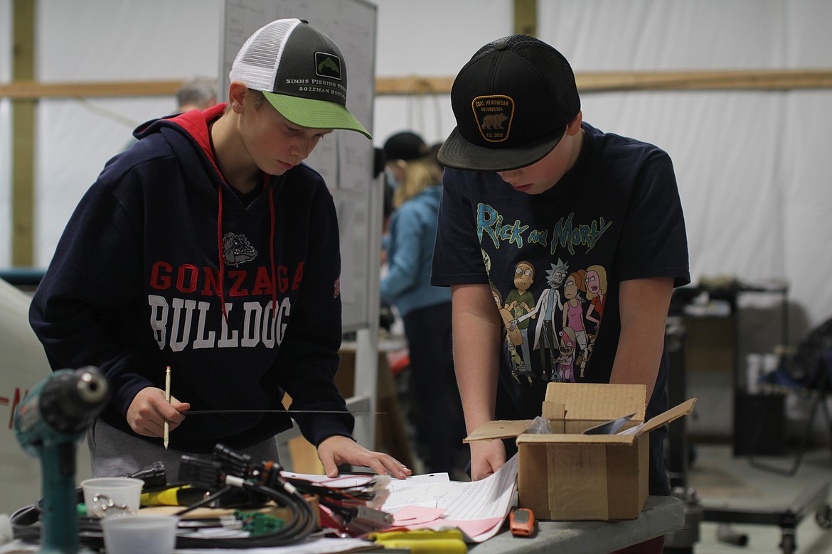 Students at the North Idaho High School Aerospace Program gather each Saturday at the Sandpoint Airport to learn about aerospace and aviation.