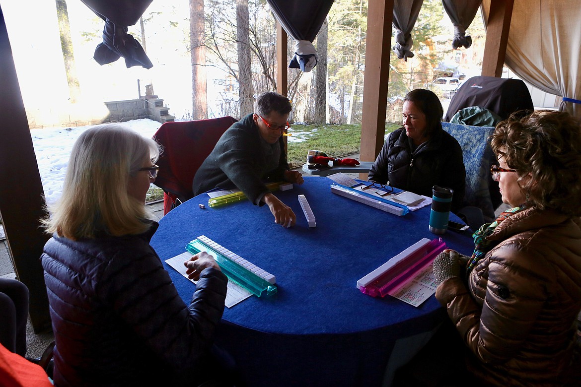 A group of Bigfork neighbors have been gathering every Friday for nearly two years to play mahjong.
Mackenzie Reiss/Bigfork Eagle
