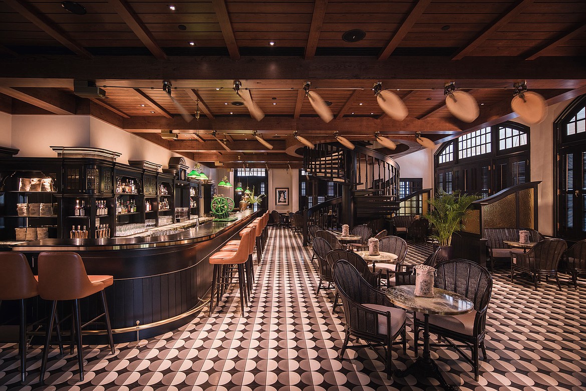 The Long Bar at Singapore’s historic Raffles Hotel where a tipsy Japanese consul-general told Sir Hubert Wilkins that Japan would attack Pearl Harbor within 18 months.