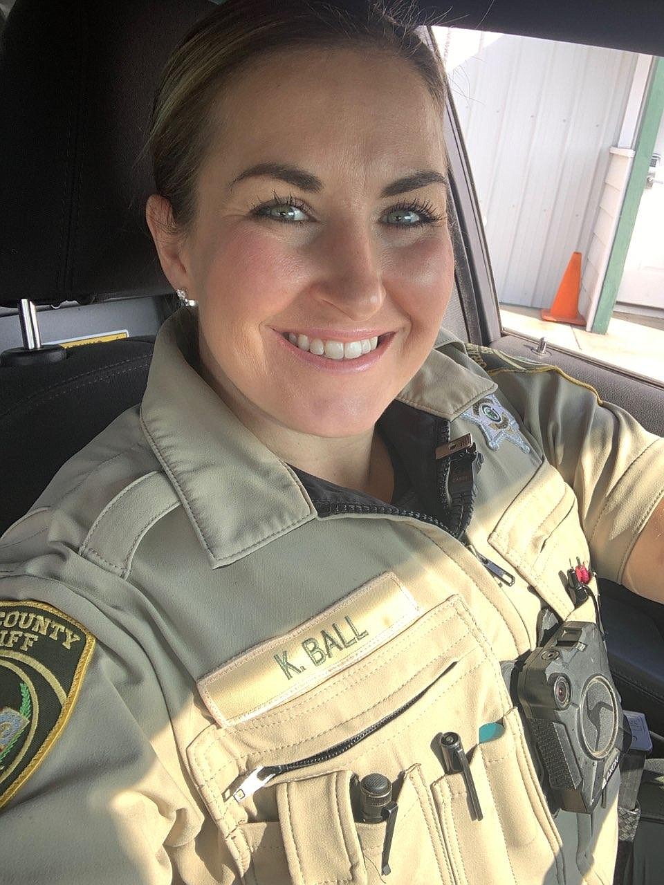 Katrina Ball during her time as a patrol deputy. Ball is the newest detective and only female detective for the Grant County Sheriff's Office.