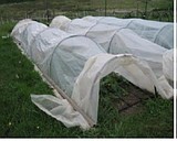 Row covers protect spring and fall gardens