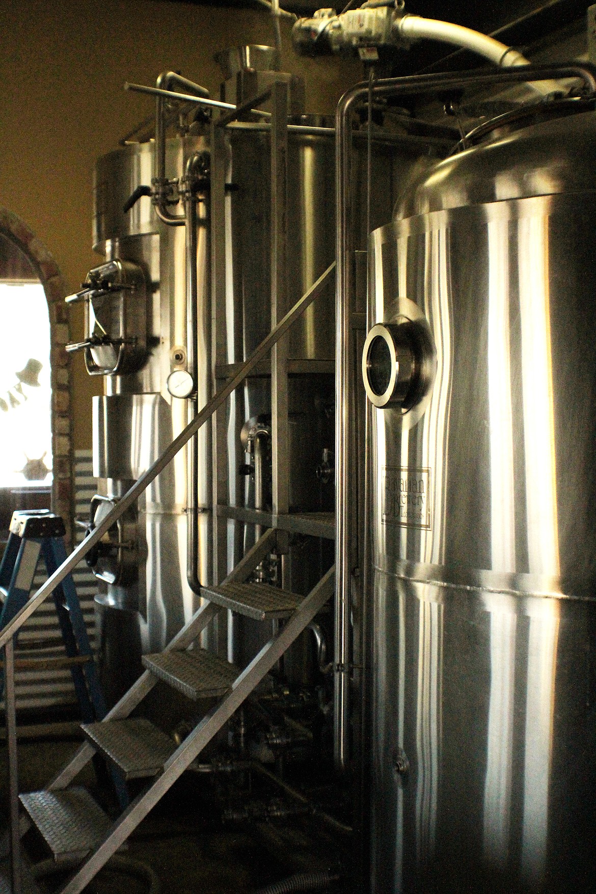 One of the barrels used to make the award-winning beers at Kootenai River Brewing Company.