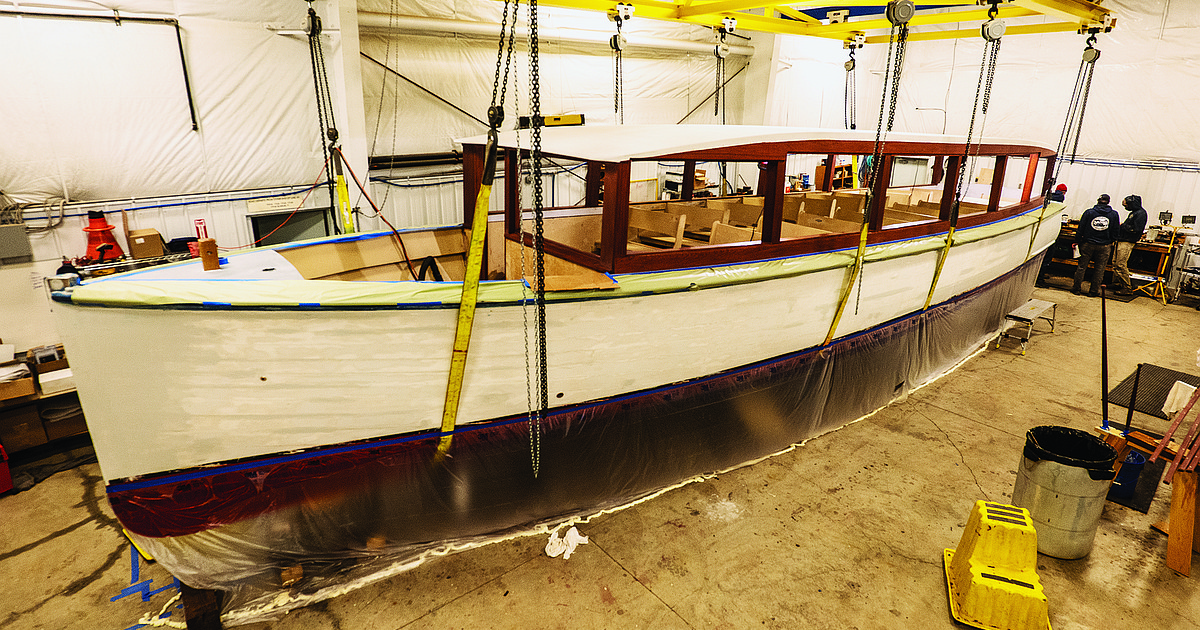 Historic Glacier Park boat painstakingly restored