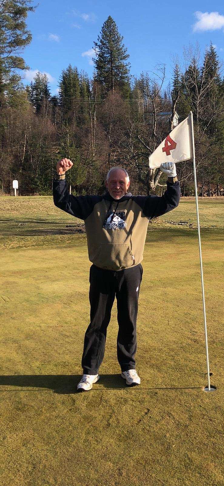 Congrats are in order for Curt Zeller who dropped in a hole-in-one on the No. 4 hole at Pinehurst Golf Course last week. His buddies Doug Apperson and Blake Evenson were on hand to witness the once in a lifetime feat and wanted to give him a shoutout.