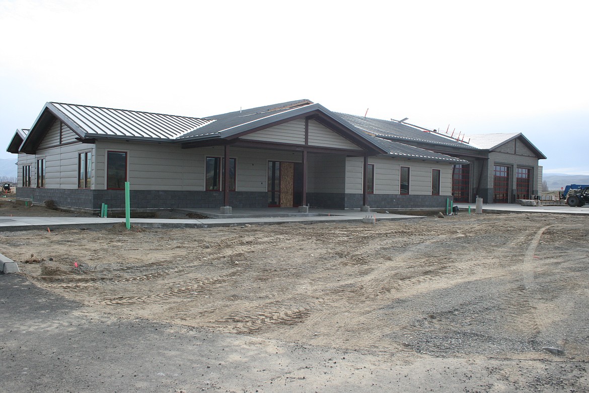 The new Grant County Fire District 8 fire hall. Fire district crews should start moving in about May 1.