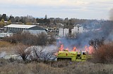 Moses Lake Fire Department continues to monitor brush fire