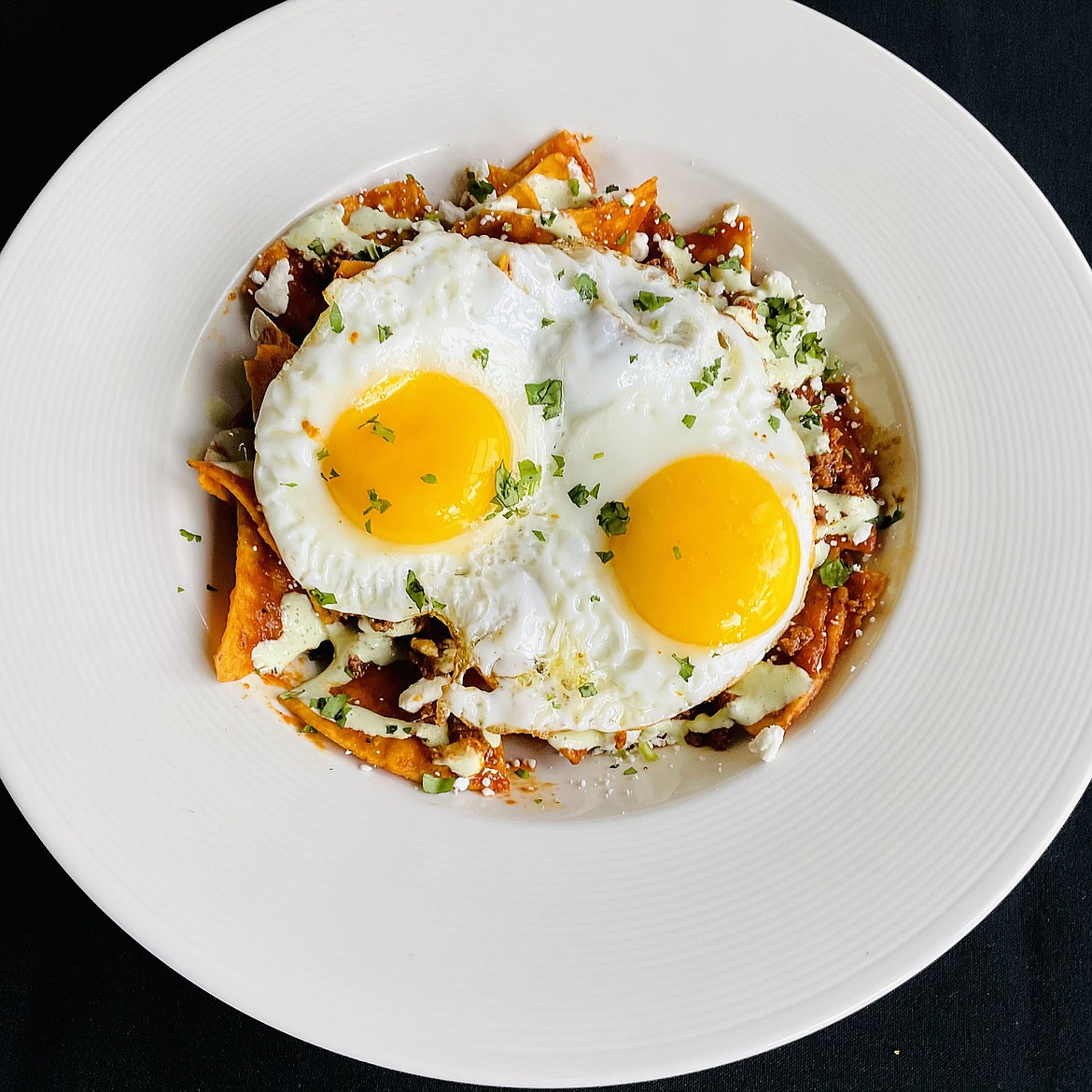 Chilaquiles from Schafer's Restaurant.
Courtesy Jonathan May