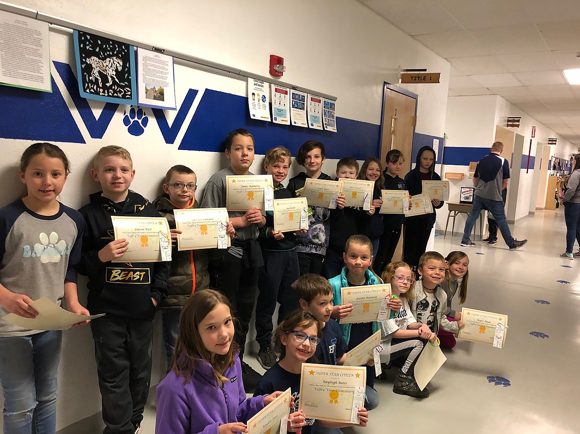 The character trait for the month of March at Valley View Elementary is honesty. Honesty is being truthful, fair and trustworthy; it is acting with integrity in all situations. The students who display daily honesty that stands out are as follows: Dante Spencer, Myles Pluid, Chase Bartoe, Jackson Runyan, Ava Koerker, Benjamin Jones, Jacobie Bateman, Bayleigh Bates, Rhett Purtill, Charlotte Hull, Laura Fuentes, Carson West, Aslynn Robbins, Oriana Lopez, Kayden Jones, James Aspitarte, Caden Jones, Jay Becker, Jace Yeoumans, and the teacher of the month is Anna Fuller. "We are so proud of our students and love seeing them on a daily basis," Valley View officials said.