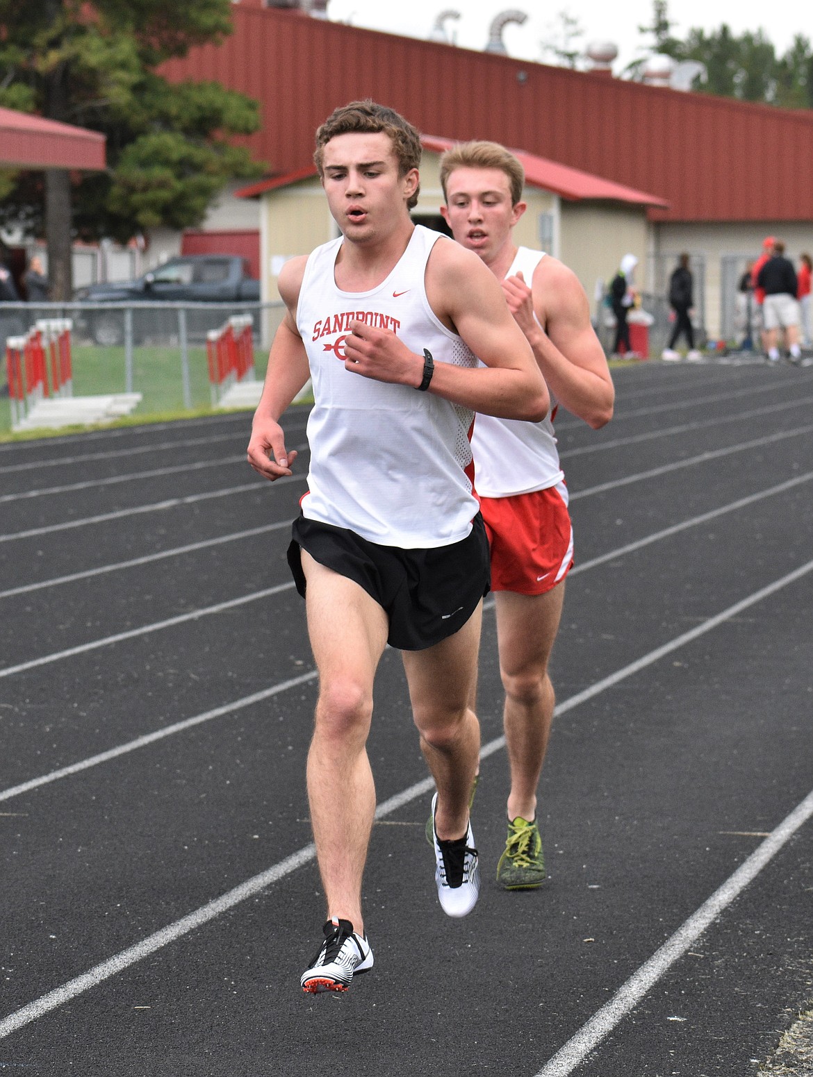 Brady Nelsen competes in the 3200 at the Sandpoint Open on June 13, 2020. Nelsen just wrapped up a successful freshman season for the Lewis-Clark State College cross country team.