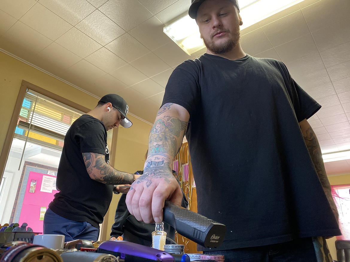 Tyler Whitaker has helped the Idaho chapter of Street Thug Barbers for almost three years, contributing the more than 500 hair services the group has donated since 2018. (MADISON HARDY/Press)