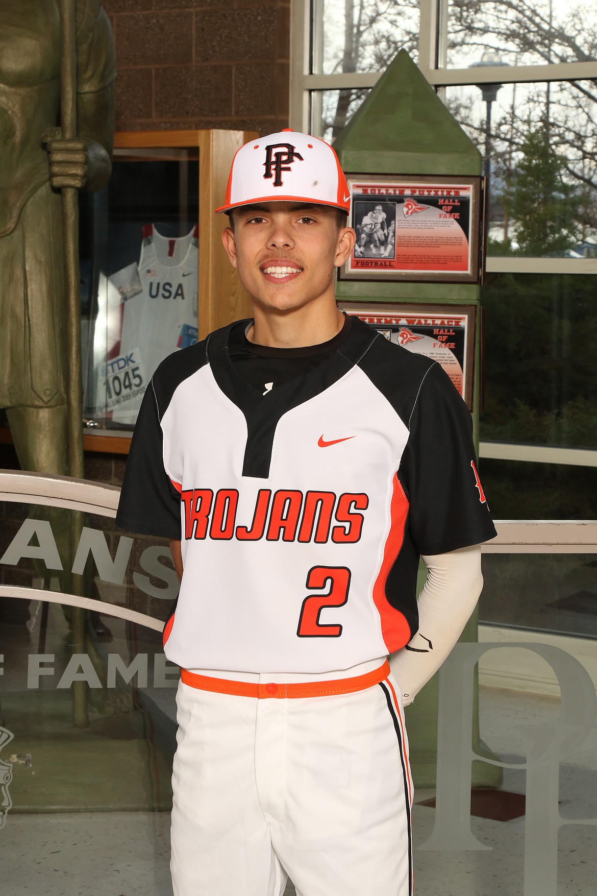 Courtesy photo Senior baseball player Spencer Zeller is this week's Post Falls High School Athlete of the Week. Zeller had an .889 on-base percentage over the weekend, including 2 singles and a double. He also scored 6 runs and played very well in center field in the doubleheader vs Lewiston.