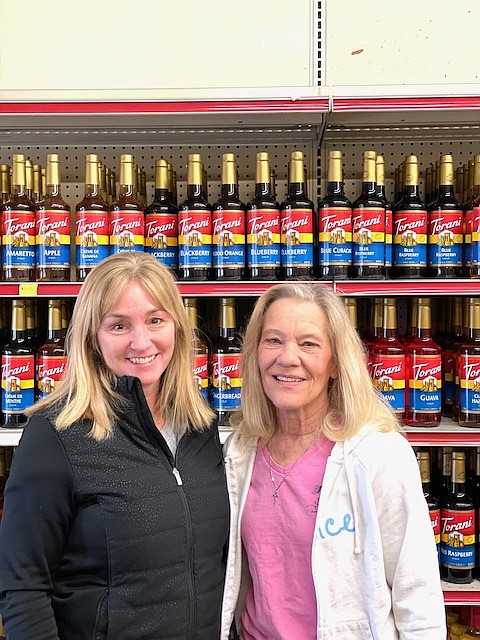 Courtesy photo
Tricia Kinney and Barbara Williams are seen at The Coffee Market, which offers coffee, bar and restaurant small supplies, at 2600 E. Seltice Way in Post Falls.
