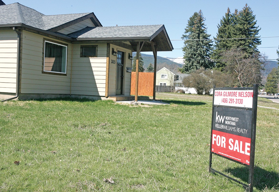 A property up for sale on 10th Street in Libby. (Paul Sieves/The Western News)