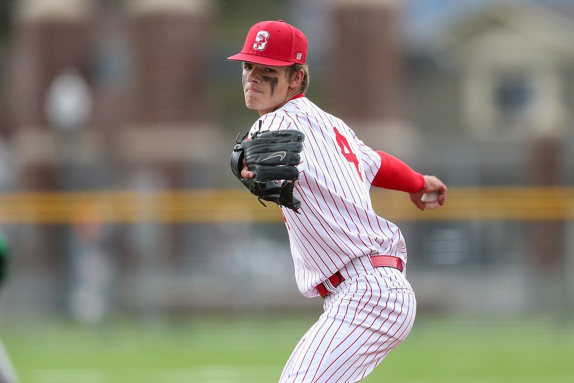 Avery Bocksch prepares to throw a pitch on Thursday.