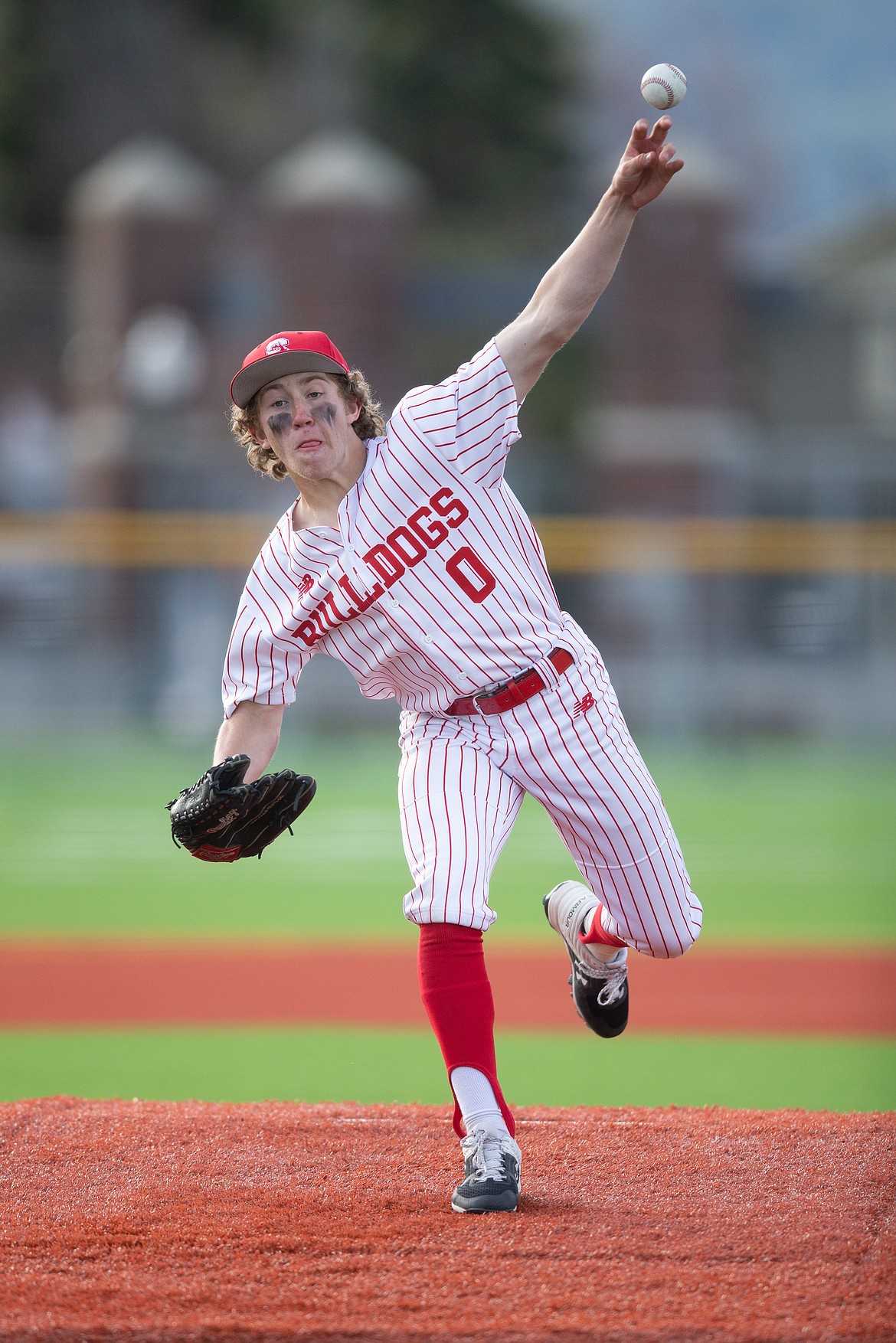 Jack Zimmerman pitches during the second game Thursday.