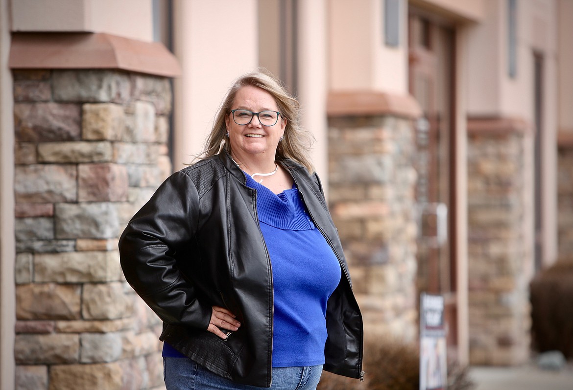 Family Development Coordinator Sandy Cutchin is pictured outside Youth Dynamics' Kalispell office.
Mackenzie Reiss/Daily Inter Lake