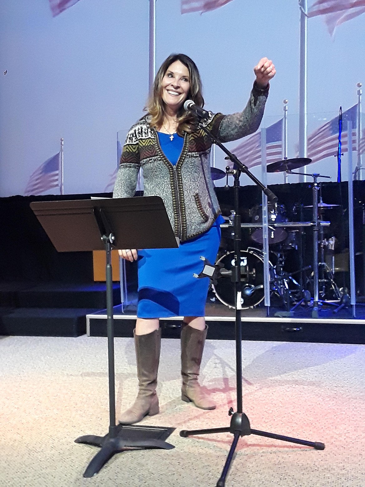 Lt. Gov. Janice McGeachin couldn't help but smile Saturday as more than 500 locals enthusiastically encouraged her to run for governor. But she stopped short of her announcing her candidacy...for now. "Stay tuned for another week or two, because I’m coming back," she told the crowd of more than 500 at the Candlelight Church in Coeur d'Alene.