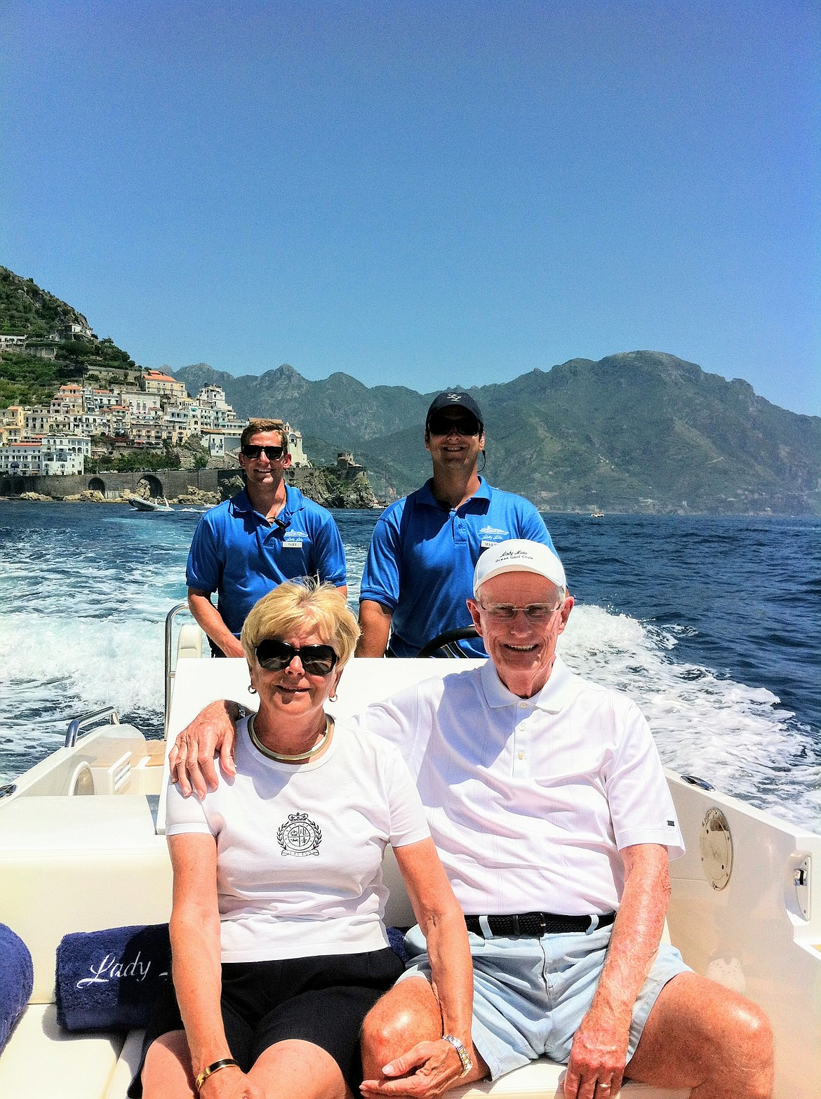 Lola and Duane relished their boating holidays in the Mediterranean sunshine.