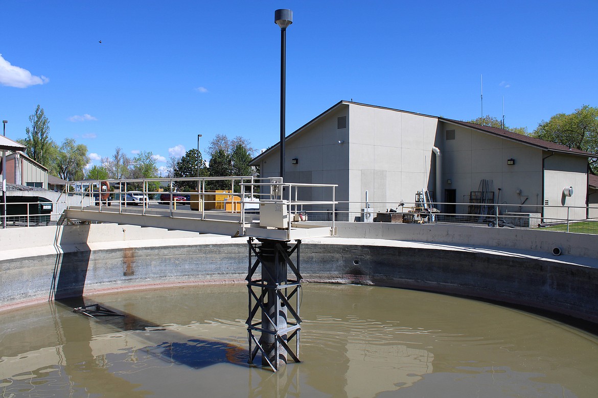 The Moses Lake Central Operations Facility ventilation tank at 1303 West Lakeside Drive.