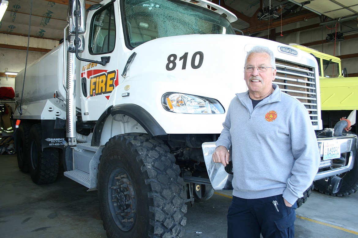 Dave Patterson will retire from Grant County Fire District 8 after 12 years with the district and 40 years as a firefighter.