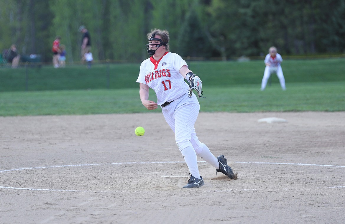 Via Barlow pitches on Saturday.