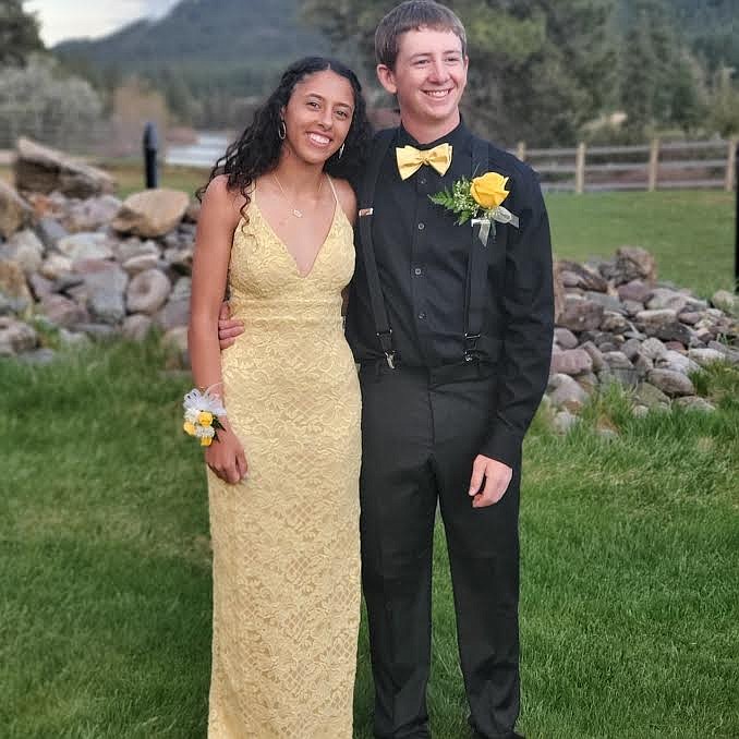 Superior students Isabella Pereira and Carter McLees were dressed to the nines in preparation for the prom Saturday night. (Photo courtesy Gina Pereira)